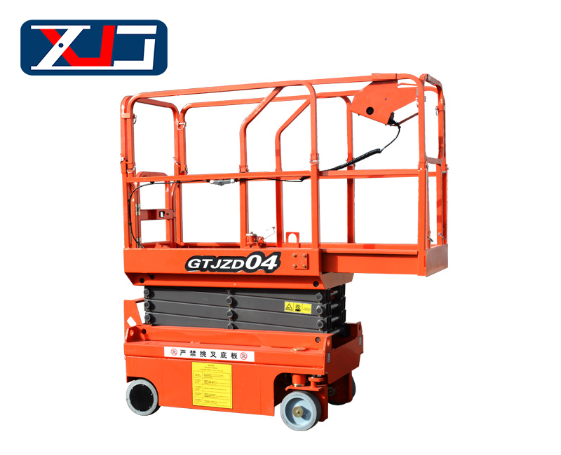 Mini self-propelled scissor lift